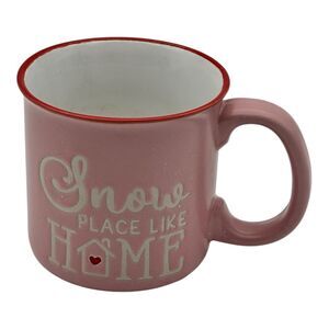 Pink Mug Snow Place Like Home Eccolo 2023‎
